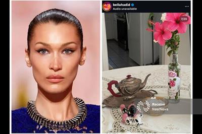 گلاب، فرش ایرانی و تخته نرد در خانه مُدل جهانی چه معنایی می‌ دهد؟