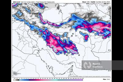ورود سامانه بارشی جدید به کشور از سه‌شنبه؛ تشدید بارش‌ ها در ۲۲ استان