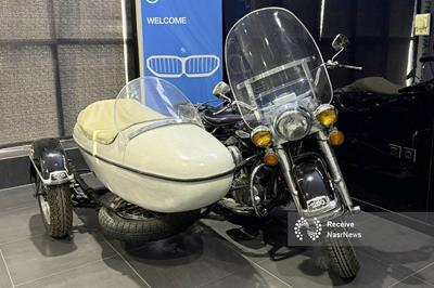 نخستین موتورسیکلت‌ های پلیس در تبریز؛ BMW کلاسیک با سایدکار در ویترین تاریخ+ فیلم