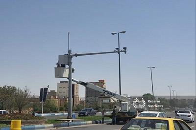 نصب دوربین ترافیکی در حدفاصل پل شهید فروزنده تا میدان سجادیه