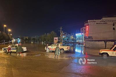 امدادرسانی برای سیلاب در ۶ منطقه آذربایجان‌ شرقی