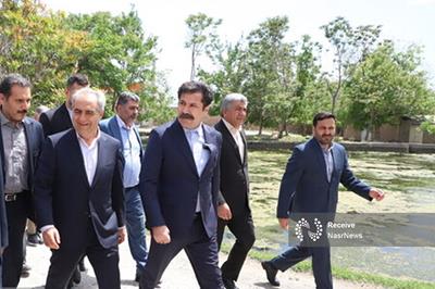 بازدید معاون رییس‌جمهور در امور توسعه روستایی از روستای قاضی جهان در آذرشهر