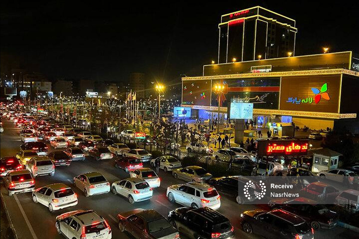 ازدحام هواداران یک اینفلوئنسر، اتوبان پاسداران تبریز را قفل کرد