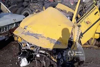 تصادف شدید در جاده ترمینال تبریز؛ دو نفر به شدت مجروح شدند + فیلم