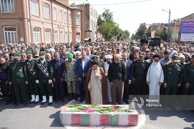 پیکر شهید نارنجی در ارومیه تشیع شد