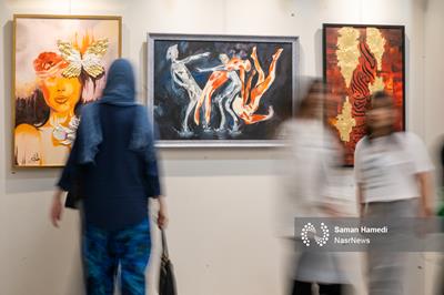 تصاویر | نمایشگاه گروهی نقاشی هنرجویان عسل آشتبار