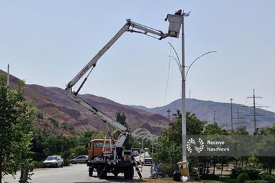 روشنایی پارک پیوند و ائل داغی تأمین می شود