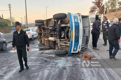 حادثه رانندگی در پارس‌آباد ۲۶ مصدوم و یک فوتی برجا گذاشت