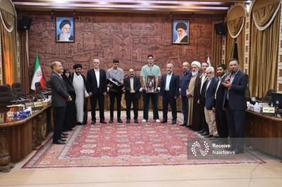 تجلیل از والیبالیست‌های ملی‌پوش تبریزی در صحن شورا