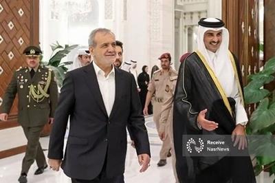 پزشکیان با امیر قطر دیدار کرد