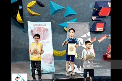 درخشش سنگ نورد تبریزی در چهارمین دوره مسابقات سنگنوردی قهرمانی کشور