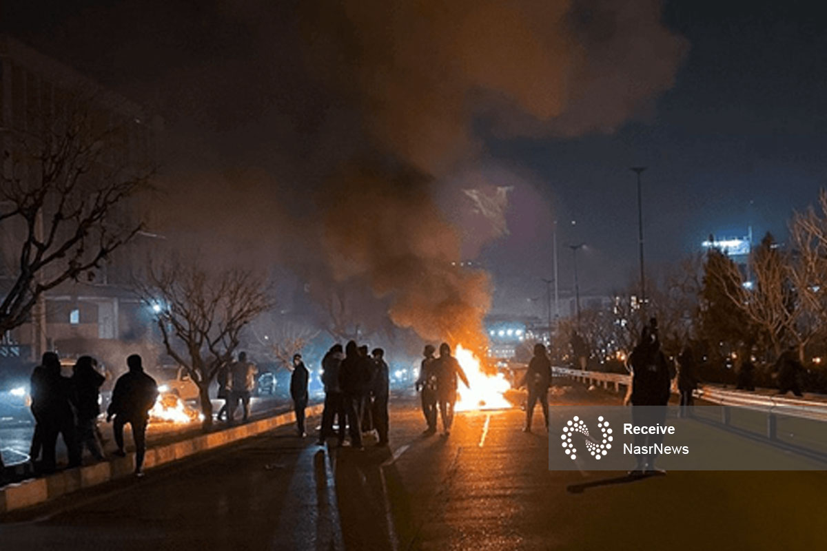 فیلم / صحنه هایی از اغتشاشات در سنگ فرش ولیعصر