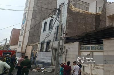 یک مصدوم بر اثر انفجار گاز در یک واحد مسکونی در میانه