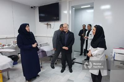 بازدید معاون توسعه مدیریت و منابع سازمان انتقال خون ایران از ساختمان جدید اداره کل انتقال خون آذربایجان شرقی
