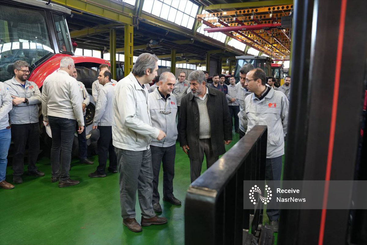 بازدید مدیرعامل گروه صنعتی تراکتورسازی ایران از بخش تحقیق و توسعه؛محصولات جدید به‌زودی رونمایی می‌شود