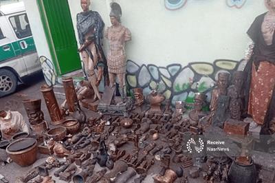 کشف ۱۷۵ قطعه عتيقه تقلبی در مراغه