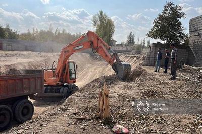 آزادسازی بیش از ۶۵۰۰ مترمربع مسیل عمارت‌ باسمنج در محدوده تبریز