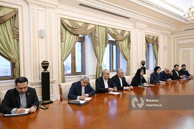 دیدار وزیر راه و شهرسازی ایران با رئیس‌ جمهور آذربایجان