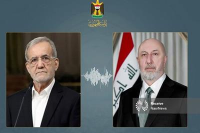 گفت‌وگوی تلفنی پزشکیان با رئیس جمهور عراق درباره پایان تنش‌ها در منطقه