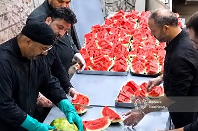 خیریه فرزندان رحمت تبریز؛ توزیع ۱۰ تن نذورات میان عزاداران حسین