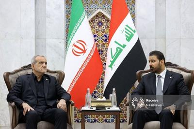 دیدار و گفت‌ وگوی پزشکیان و الزیدی