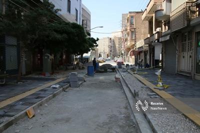 سنگفرش کوی مستشار در پیشرفت ۸۰ درصدی