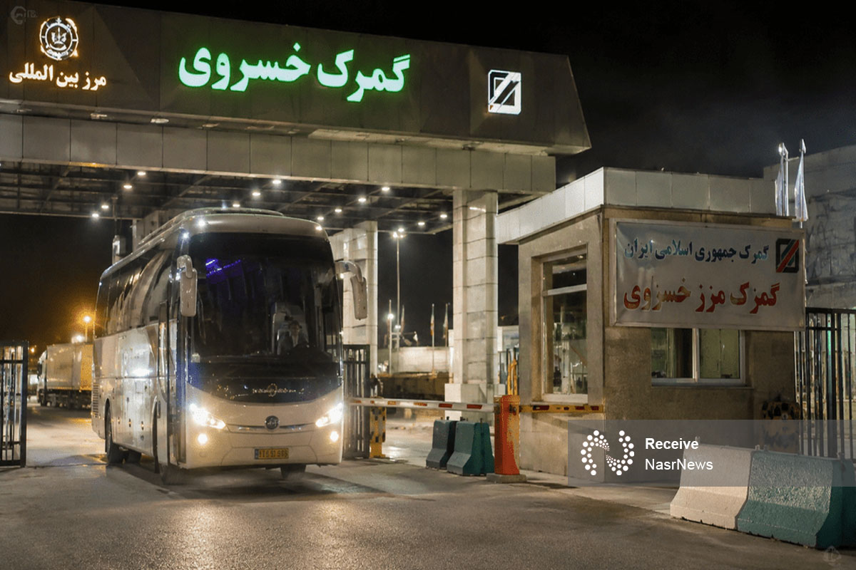 برای اولین‌ بار اتوبوس عراقی زائران را به ایران آورد