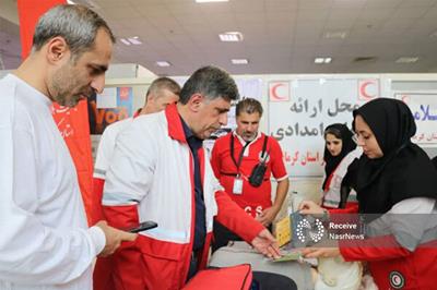 بازدید بازرسان هلال‌ احمر آذربایجان‌ شرقی از روند خدمت‌ رسانی به زائران