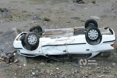 واژگونی خودرو در محور زنجان–تبریز با ۲ کشته و یک مصدوم