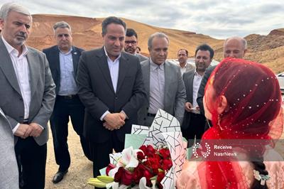 مخزن دو هزار مترمکعبی صوفیان با حضور مدیرعامل آبفای کشور به بهره‌برداری رسید